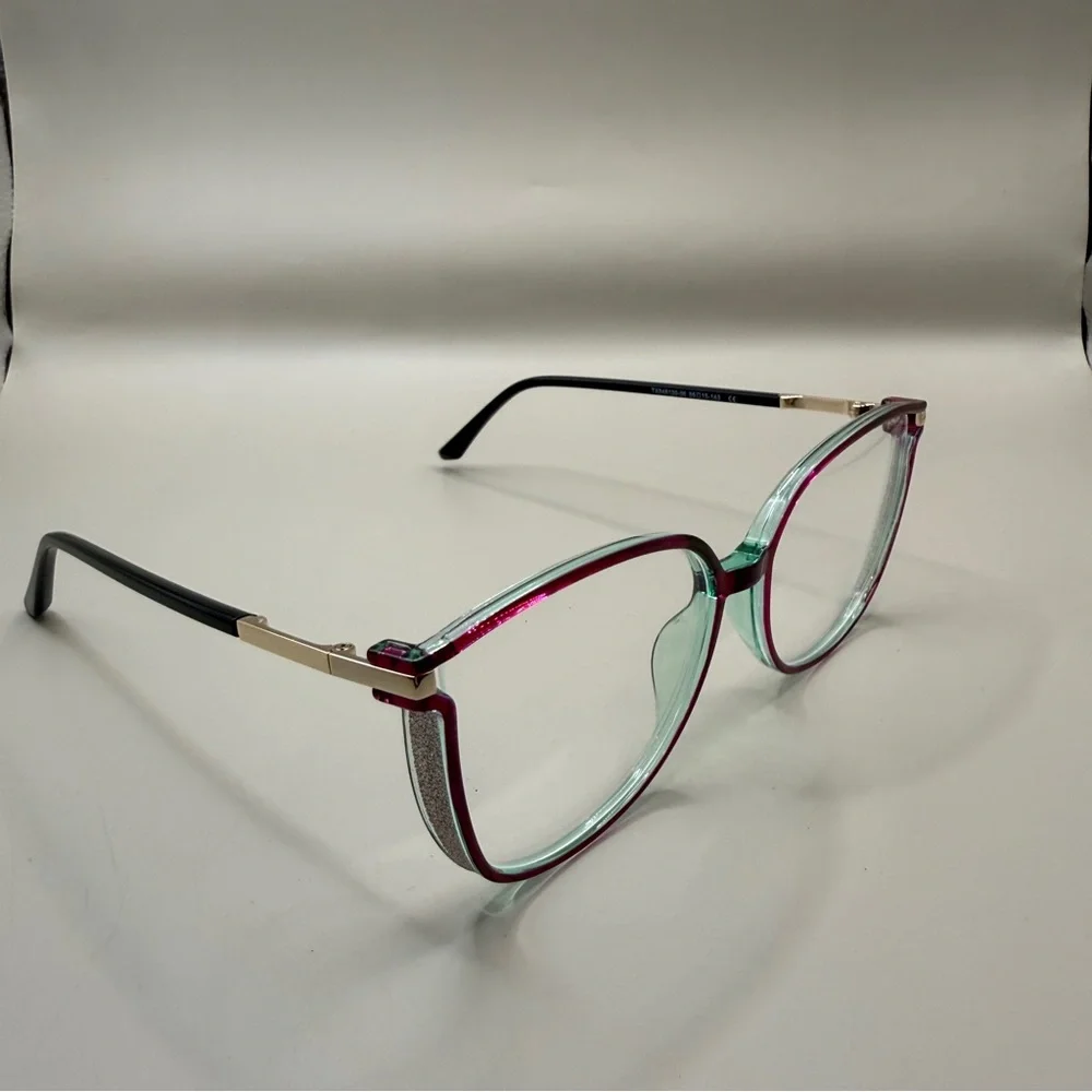 Women's Burgundy Cat-Eye Blue Light Glasses